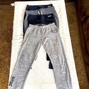 Two Fila Work Out Leggings, One Nike, & One Victoria Secret Workout Leggies